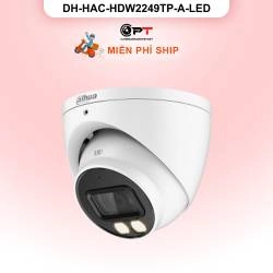 Camera HDCVI Dahua DH-HAC-HDW2249TP-A-LED 2MP - có thu âm, đèn trợ sáng