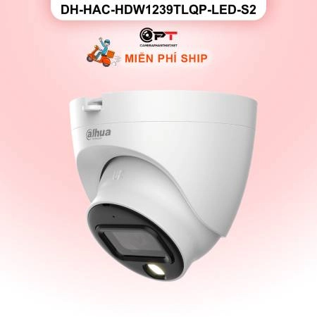 Camera HDCVI Dahua DH-HAC-HDW1239TLQP-LED-S2 2MP - đèn trợ sáng ảnh 