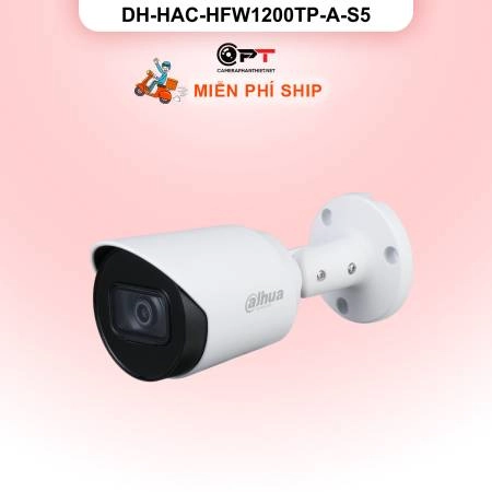 Camera HDCVI Dahua DH-HAC-HFW1200TP-A-S5 2MP - có thu âm ảnh 