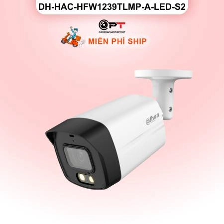 Camera HDCVI Dahua DH-HAC-HFW1239TLMP-A-LED-S2 2MP - có thu âm, đèn trợ sáng ảnh 
