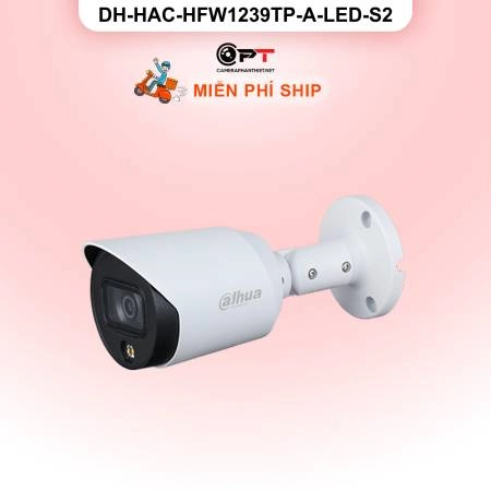 Camera HDCVI Dahua DH-HAC-HFW1239TP-A-LED-S2 2MP - có thu âm, đèn trợ sáng ảnh 