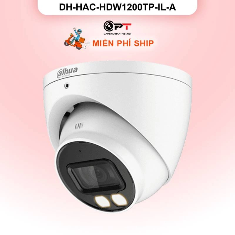 Ảnh sản phẩm Camera HDCVI Dahua DH-HAC-HDW1200TP-IL-A 2MP - đèn trợ sáng, có thu âm - hình 1