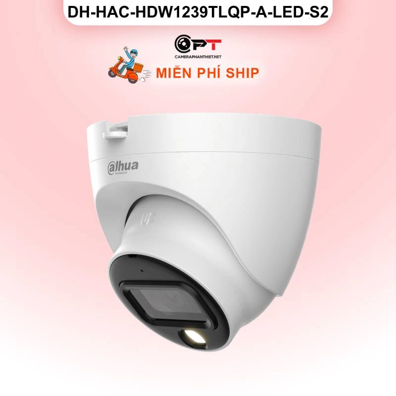 Ảnh sản phẩm Camera HDCVI Dahua DH-HAC-HDW1239TLQP-A-LED-S2 2MP - có thu âm, đèn trợ sáng - hình 1