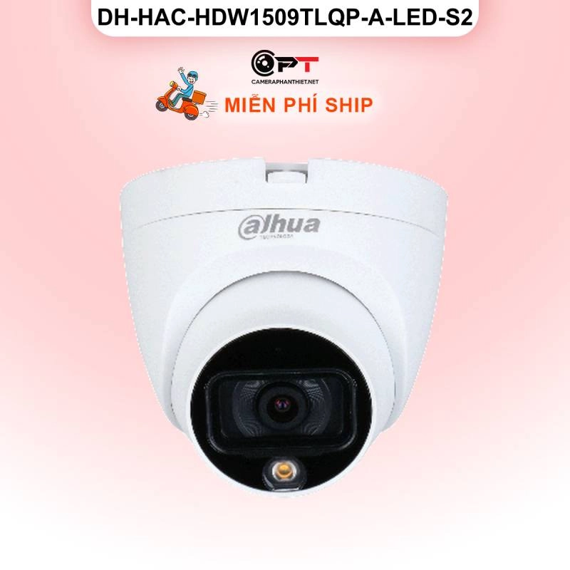Ảnh sản phẩm Camera HDCVI Dahua DH-HAC-HDW1509TLQP-A-LED-S2 5MP - có thu âm, đèn trợ sáng - hình 1