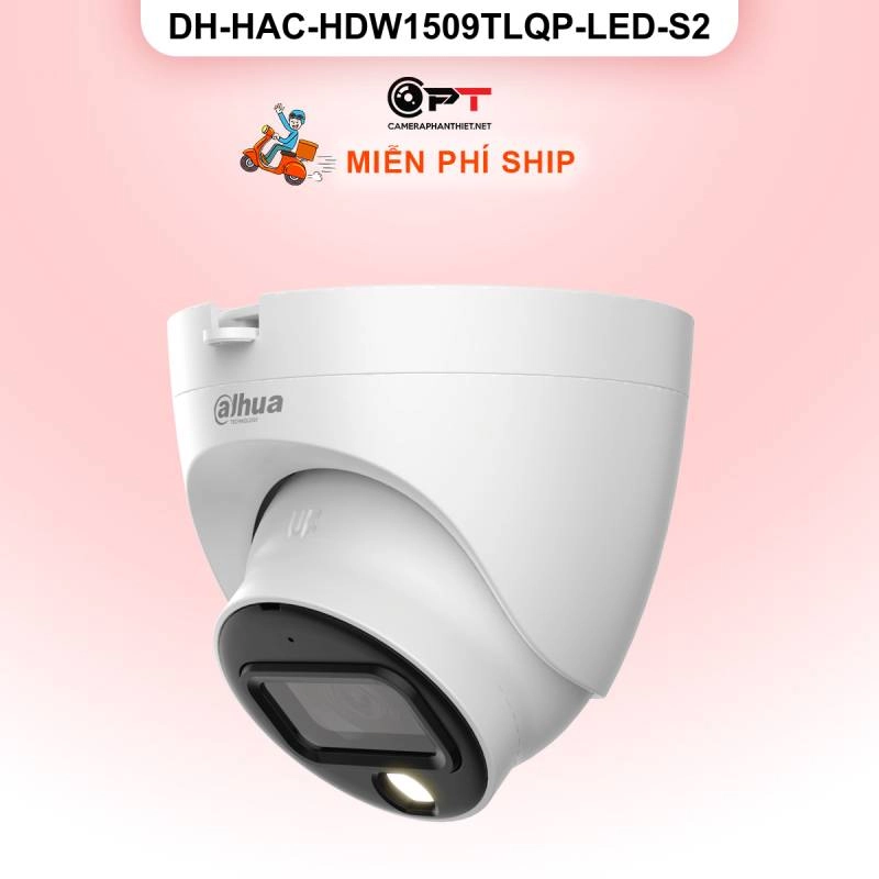 Ảnh sản phẩm Camera HDCVI Dahua DH-HAC-HDW1509TLQP-LED-S2 5MP - đèn trợ sáng - hình 1