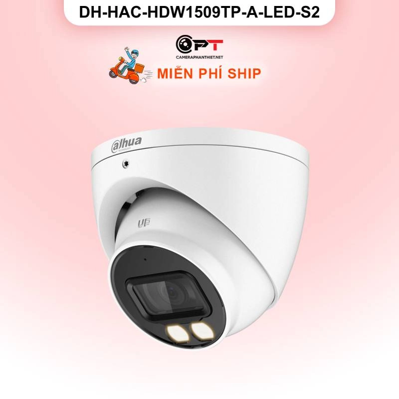 Ảnh sản phẩm Camera HDCVI Dahua DH-HAC-HDW1509TP-A-LED-S2 5MP - có thu âm, đèn trợ sáng - hình 1