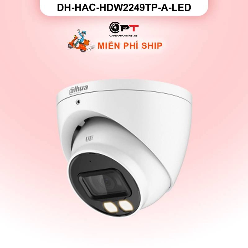 Ảnh sản phẩm Camera HDCVI Dahua DH-HAC-HDW2249TP-A-LED 2MP - có thu âm, đèn trợ sáng - hình 1