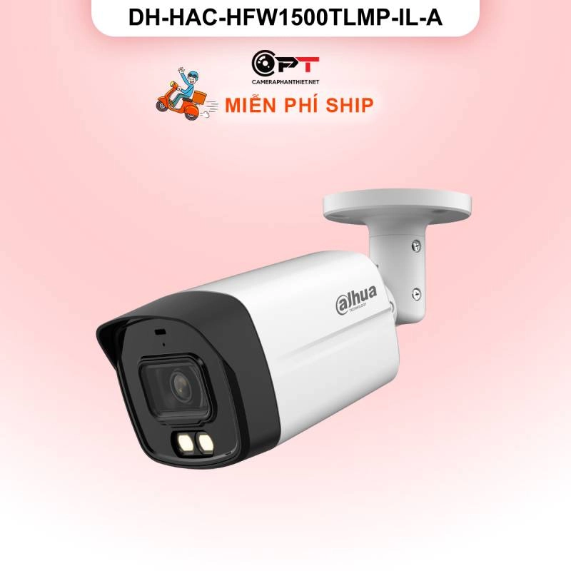Ảnh sản phẩm Camera HDCVI Dahua DH-HAC-HFW1500TLMP-IL-A 5MP - đèn trợ sáng, có thu âm - hình 1