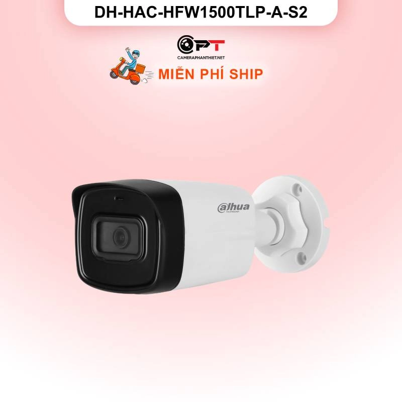 Ảnh sản phẩm Camera HDCVI Dahua DH-HAC-HFW1500TLP-A-S2 5MP - có thu âm - hình 1