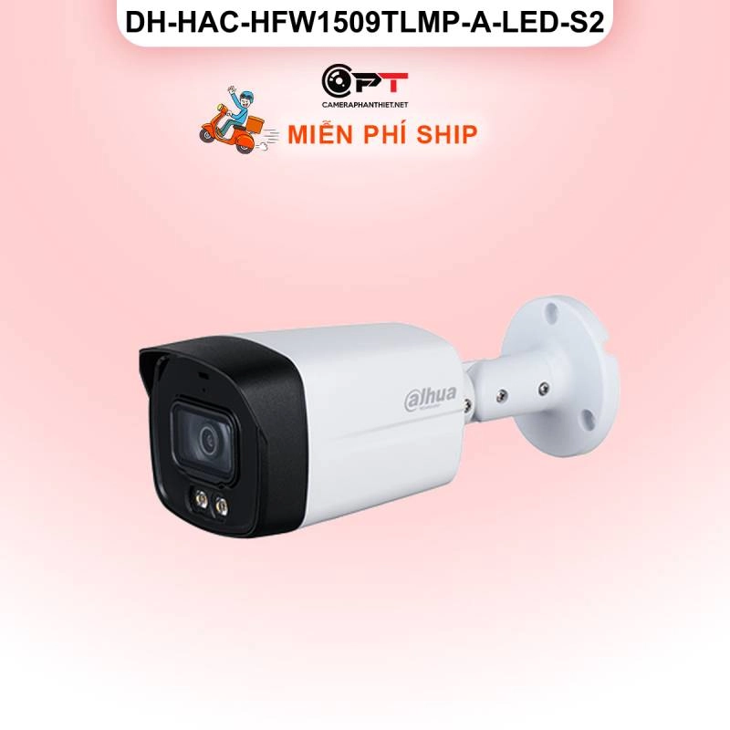Ảnh sản phẩm Camera HDCVI Dahua DH-HAC-HFW1509TLMP-A-LED-S2 5MP - có thu âm, đèn trợ sáng - hình 1