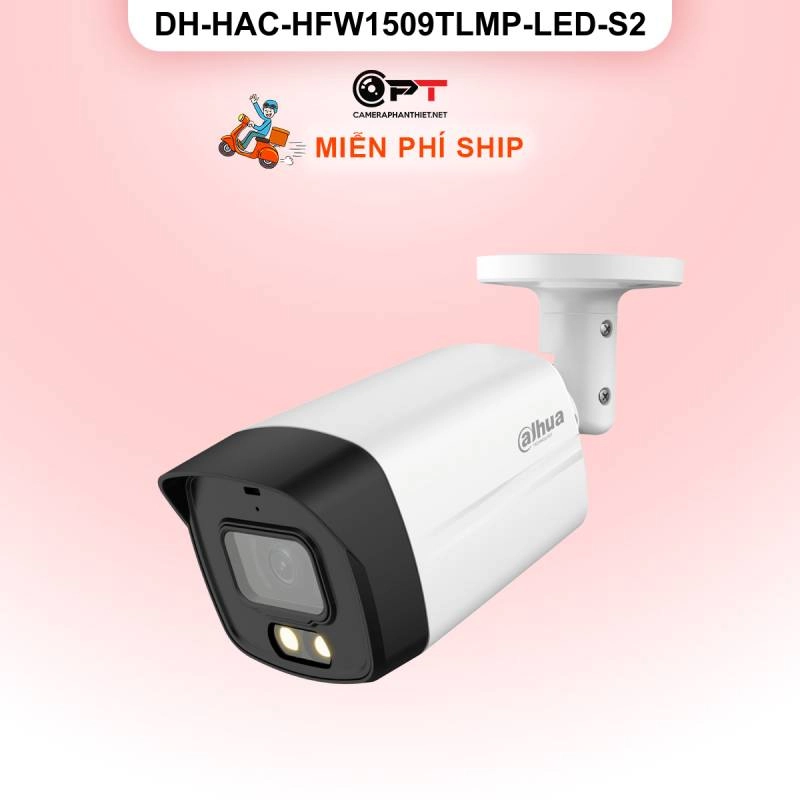 Ảnh sản phẩm Camera HDCVI Dahua DH-HAC-HFW1509TLMP-LED-S2 5MP - đèn trợ sáng - hình 1