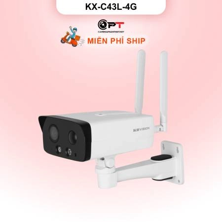 Camera ip kbvision KX-C43L-4G - Camera 4G thân ngoài trời 4MP ảnh 