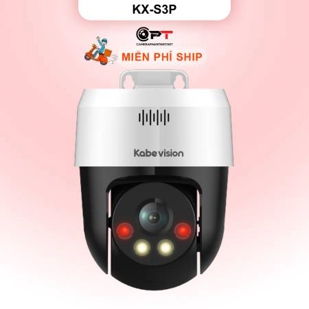 Camera ip kbvision KX-S3P - Camera PoE quay quét ánh sáng kép báo động 3.0MP ảnh 