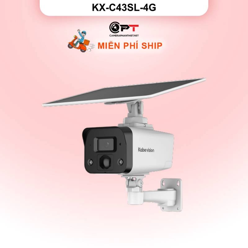 Ảnh sản phẩm Camera ip kbvision KX-C43SL-4G - Camera 4G tích hợp tấm pin năng lượng mặt trời 4MP - hình 1