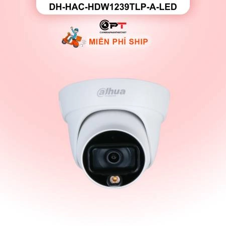 Camera HDCVI Dahua DH-HAC-HDW1239TLP-A-LED 2MP - có thu âm, đèn trợ sáng ảnh 