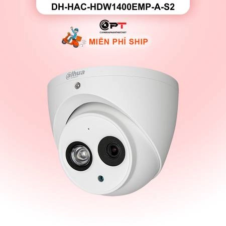 Camera HDCVI Dahua DH-HAC-HDW1400EMP-A-S2 4MP - có thu âm ảnh 