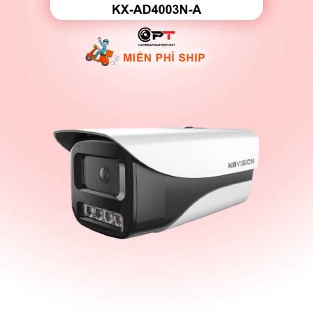 Camera ip kbvision KX-AD4003N-A - Camera IP thân cố định ngoài trời 4.0MP ảnh 
