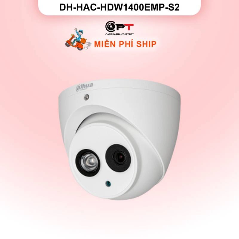 Ảnh sản phẩm Camera HDCVI Dahua DH-HAC-HDW1400EMP-S2 4MP - hình 1