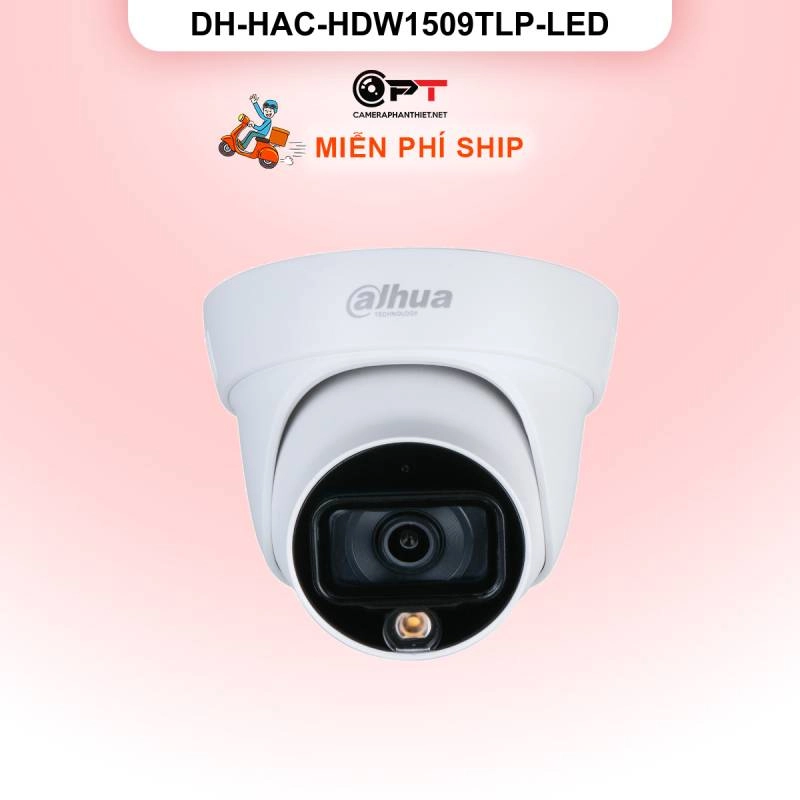 Ảnh sản phẩm Camera HDCVI Dahua DH-HAC-HDW1509TLP-LED 5MP - đèn trợ sáng - hình 1
