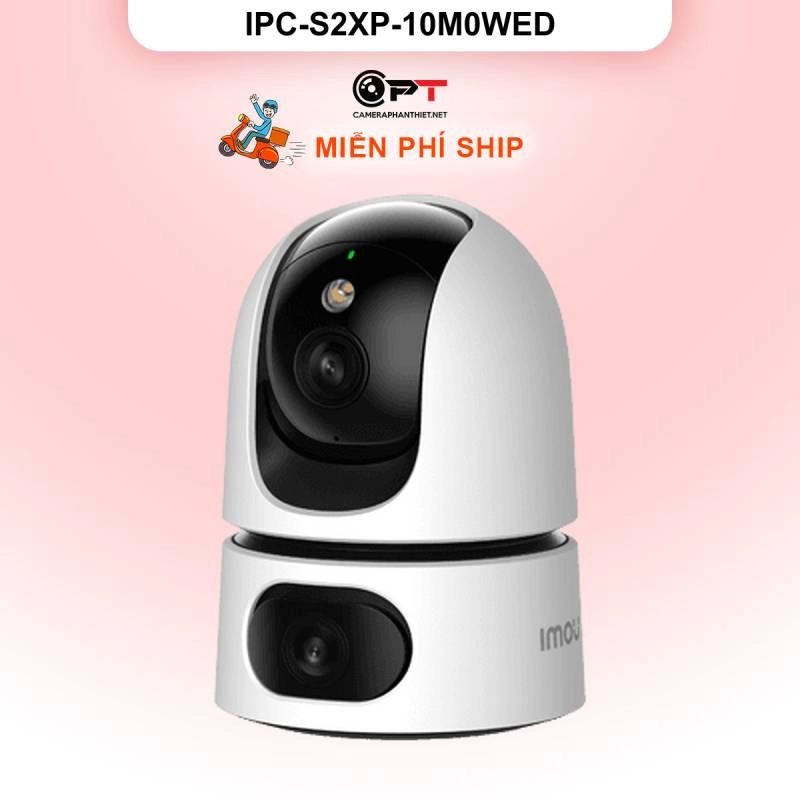Ảnh sản phẩm Camera Imou IPC-S2XP-10M0WED Camera wifi 2 ống kính quay quét 10MP - hình 1