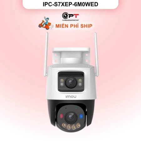 Imou IPC-S7XEP-6M0WED Camera wifi 2 ống kính quay quét ngoài trời 6MP ảnh 