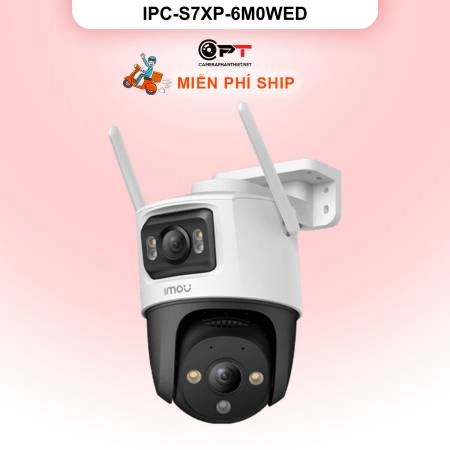 Imou IPC-S7XP-6M0WED Camera wifi 2 ống kính quay quét ngoài trời 6MP ảnh 