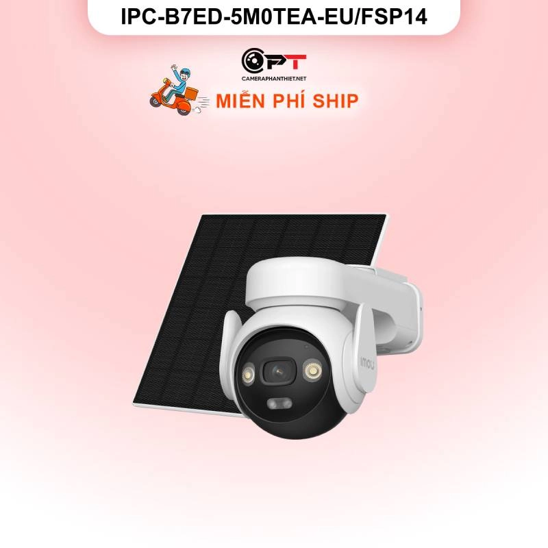 Ảnh sản phẩm Camera Imou AOV PT B7ED-5M0TEA-EU/FSP14 dùng pin 4G và WIFI 5MP - hình 1