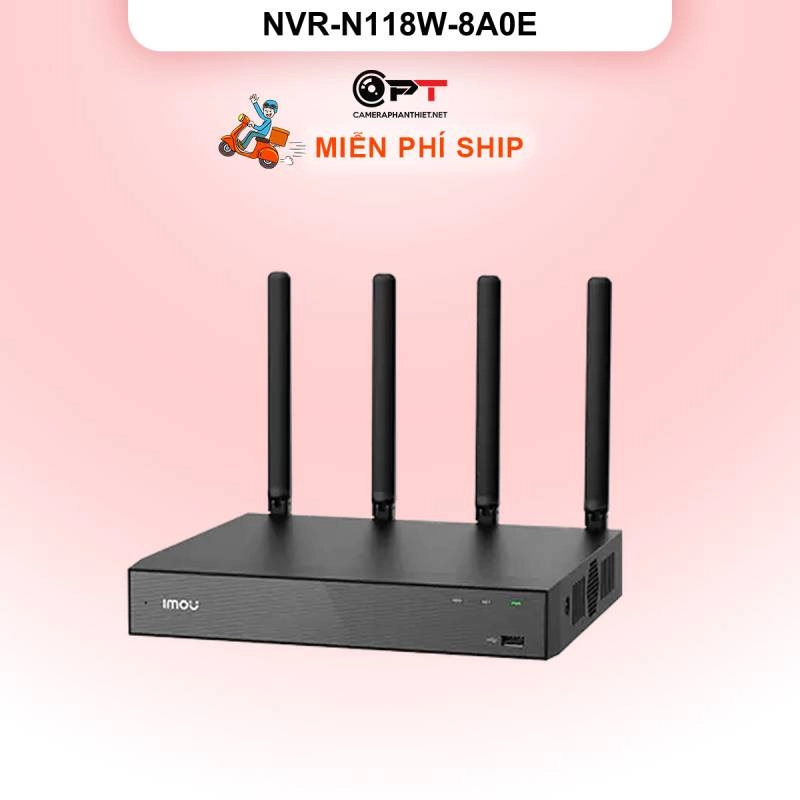 Ảnh sản phẩm Đầu ghi hình Imou NVR-N118W-8A0E H.265 18 kênh Wi-Fi - hình 1