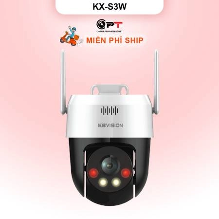 Camera wifi KBVISION KX-S3W 3MP quay quét ngoài trời ảnh 