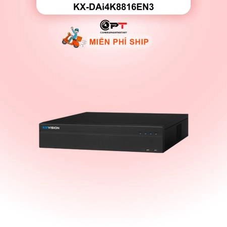 Đầu thu hình IP - NVR kbvision 16 Kênh, 8 Ổ cứng KX-DAi4K8816EN3 ảnh 