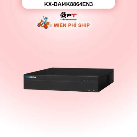 Đầu thu hình IP - NVR kbvision 64 Kênh, 8 Ổ cứng KX-DAi4K8864EN3 ảnh 