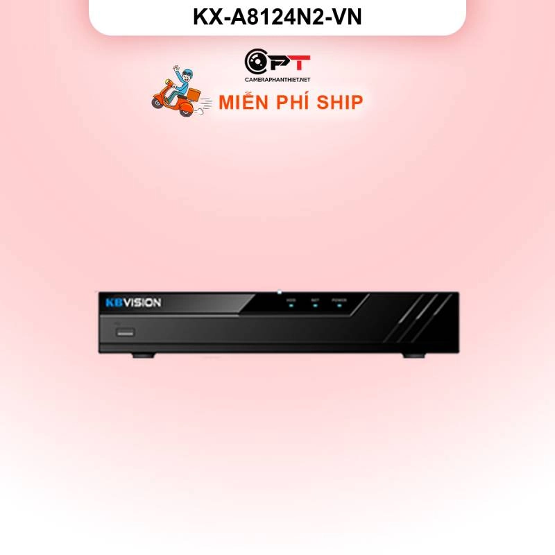 Ảnh sản phẩm Đầu thu hình IP - NVR kbvision 24 Kênh, 1 Ổ cứng KX-A8124N2-VN - hình 1