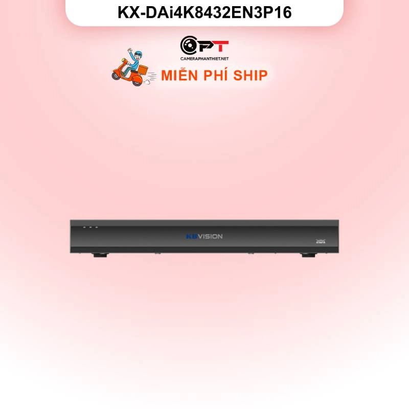 Ảnh sản phẩm Đầu thu hình IP - NVR kbvision 32 Kênh, 4 Ổ cứng KX-DAi4K8432EN3P16 - hình 1