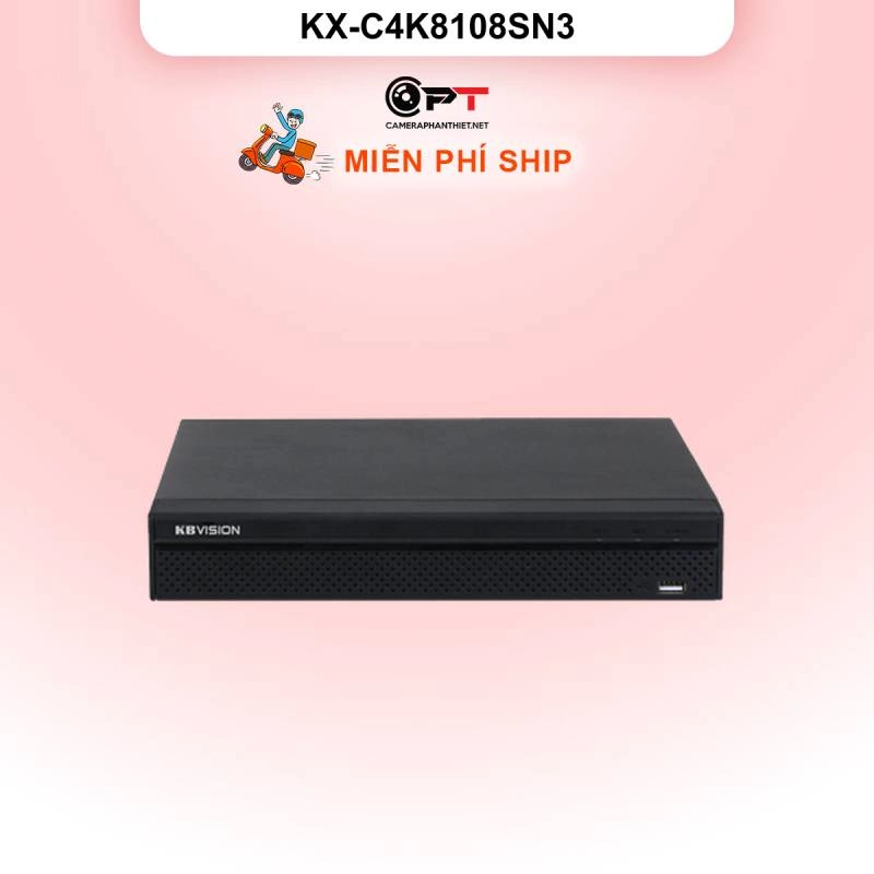 Ảnh sản phẩm Đầu thu hình IP - NVR kbvision 8 Kênh, 1 Ổ cứng KX-C4K8108SN3 - hình 1