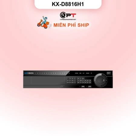 Đầu thu camera analog XVR kbvision 16 Kênh, 8 Ổ cứng KX-D8816H1 ảnh 