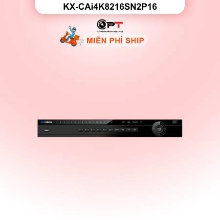 Đầu thu hình IP - NVR kbvision 16 Kênh, 2 Ổ cứng KX-CAi4K8216SN2P16 ảnh 