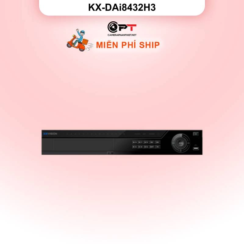 Ảnh sản phẩm Đầu thu camera analog XVR kbvision 32 Kênh, 4 Ổ cứng KX-DAi8432H3 - hình 1
