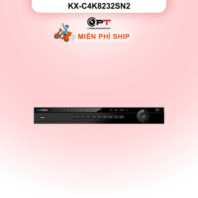 Ảnh sản phẩm Đầu thu hình IP - NVR kbvision 32 Kênh, 2 Ổ cứng KX-C4K8232SN2 - hình 1