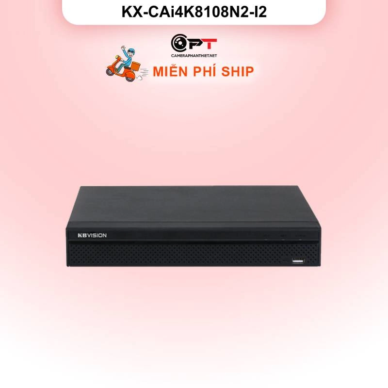 Ảnh sản phẩm Đầu thu hình IP - NVR kbvision 8 Kênh, 1 Ổ cứng KX-CAi4K8108N2-I2 - hình 1