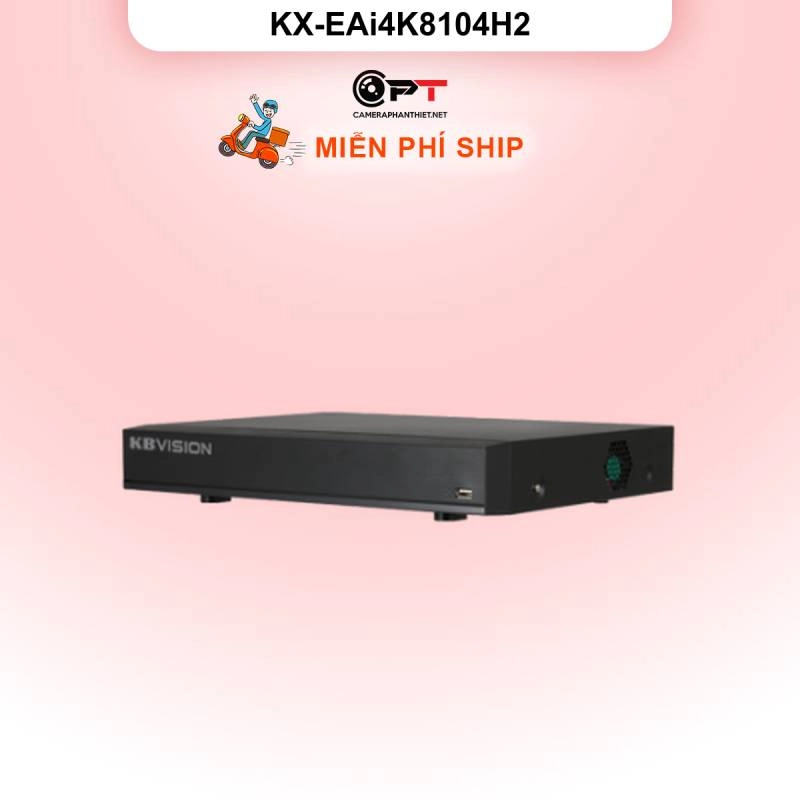Ảnh sản phẩm Đầu thu camera analog XVR kbvision 4 Kênh, 1 Ổ cứng KX-EAi4K8104H2 - hình 1
