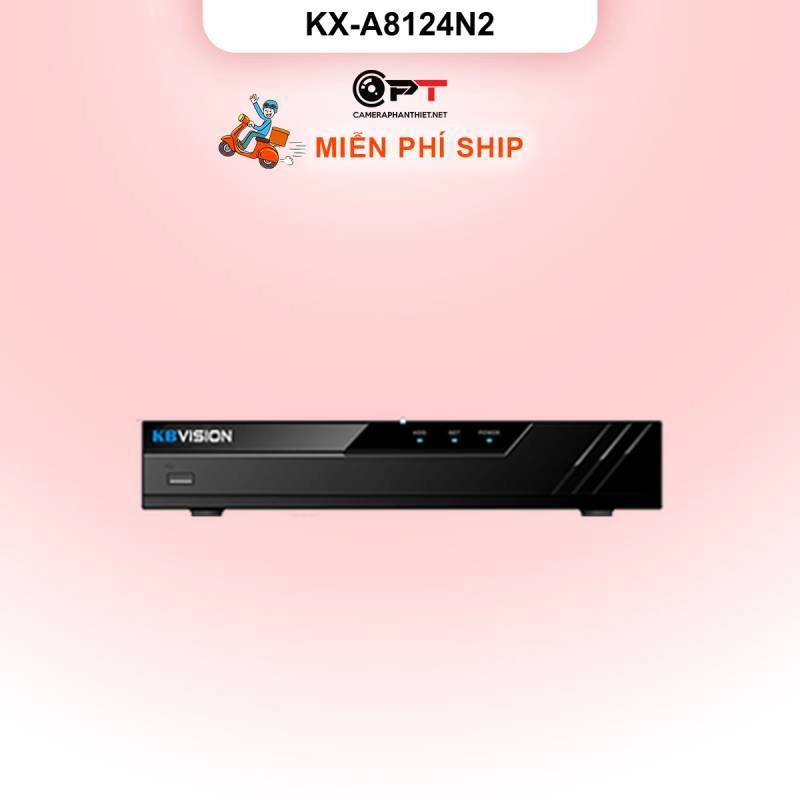 Ảnh sản phẩm Đầu thu hình IP - NVR kbvision 24 Kênh, 1 Ổ cứng KX-A8124N2 - hình 1