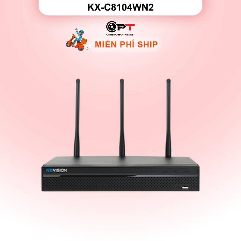 Ảnh sản phẩm Đầu thu hình IP - NVR kbvision KX-C8104WN2 (4 Kênh) - hình 1