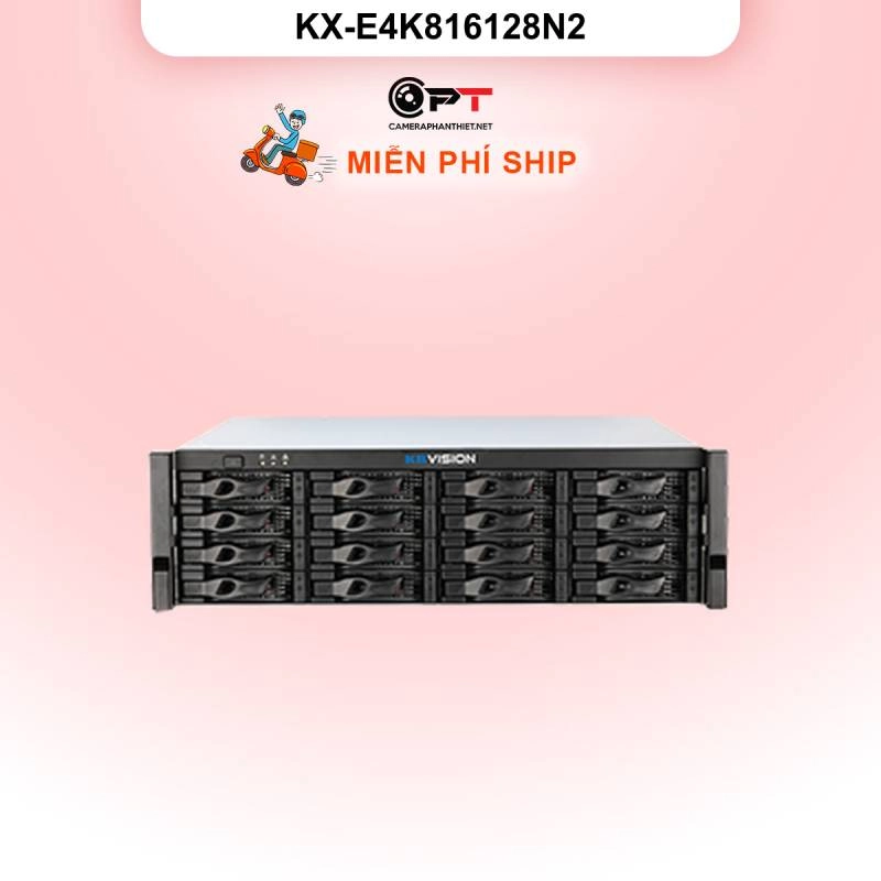 Ảnh sản phẩm Đầu thu hình IP - NVR kbvision KX-E4K816128N2 (8 Kênh) - hình 1