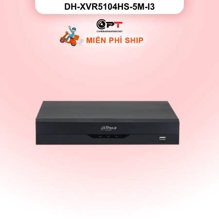 Đầu thu hình analog HD - XVR Dahua 4 kênh, 1 Ổ Cứng DH-XVR5104HS-5M-I3 ảnh 
