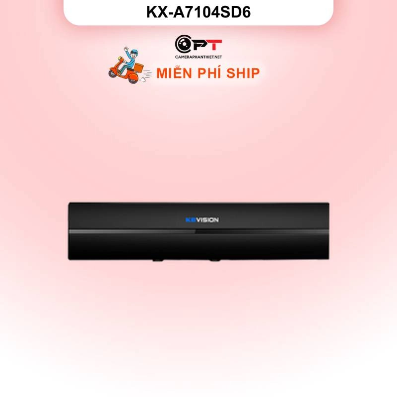 Ảnh sản phẩm Đầu thu camera analog XVR kbvision 4 Kênh, 1 Ổ cứng KX-A7104SD6 - hình 1