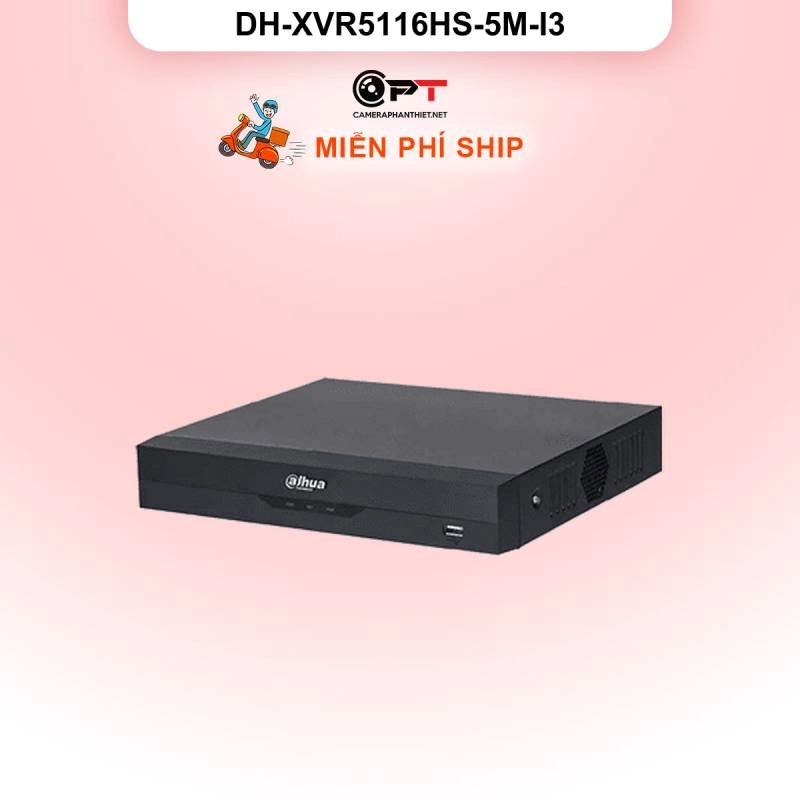 Ảnh sản phẩm Đầu thu hình analog HD - XVR Dahua 16 kênh, 1 Ổ Cứng DH-XVR5116HS-5M-I3 - hình 1