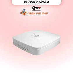 Đầu thu hình analog HD - XVR Dahua 4 kênh, 1 Ổ Cứng DH-XVR5104C-4M
