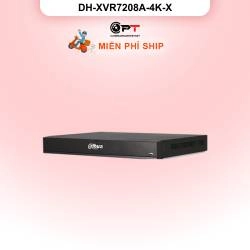 Đầu thu hình analog HD - XVR Dahua 8 kênh, 2 Ổ Cứng DH-XVR7208A-4K-X