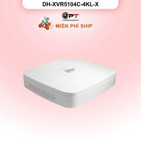 Đầu thu hình analog HD - XVR Dahua 4 kênh, 1 Ổ Cứng DH-XVR5104C-4KL-X ảnh 