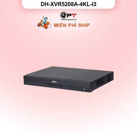 Đầu thu hình analog HD - XVR Dahua 8 kênh, 2 Ổ Cứng DH-XVR5208A-4KL-I3 ảnh 